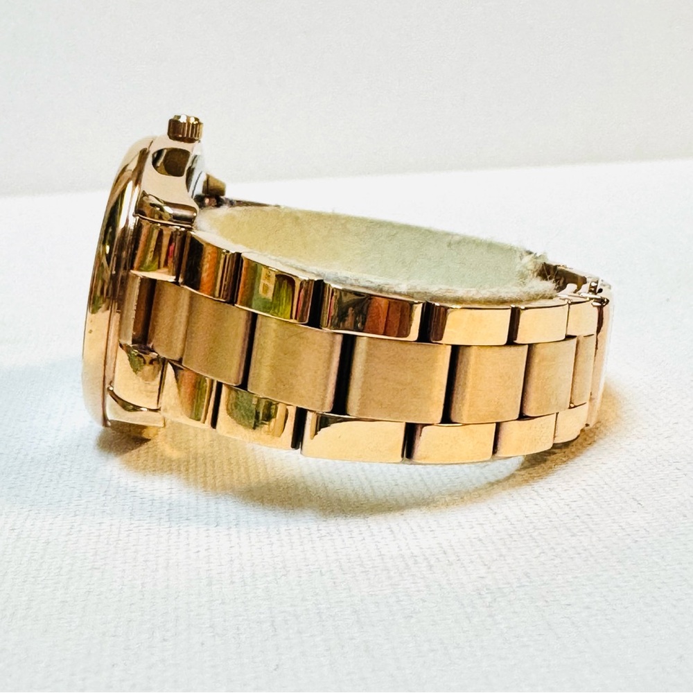 Michael Kors Colette Women's Rose Gold Stainless Bracelet Watch Crystals MK-6604 - Picture 6 of 14